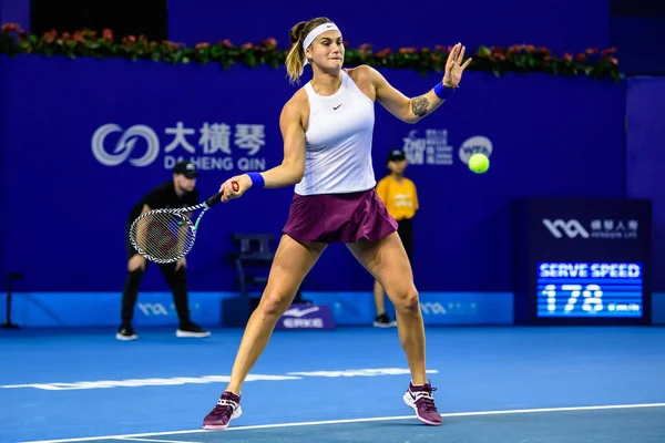 China 2019 Wta Zhuhai Elite Trophy Score Rank — стокове фото