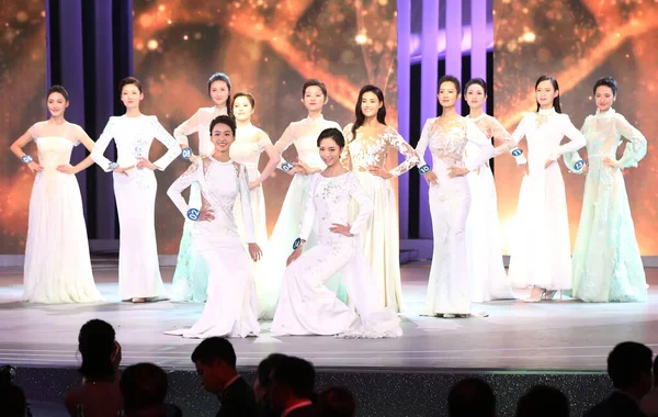 Kína Kínai Peking Phoenix Television Beauty Pageant 2019 — Stock Fotó