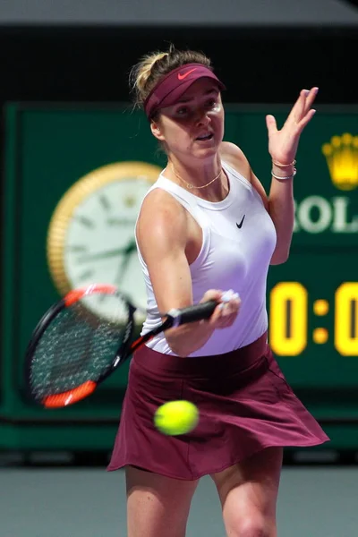 Oekraïense Professionele Tennisser Elina Svitolina Neemt Het Tegen Roemeense Professionele — Stockfoto