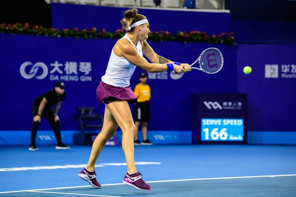 China 2019 Wta Zhuhai Elite Trophy Score Rank — стокове фото