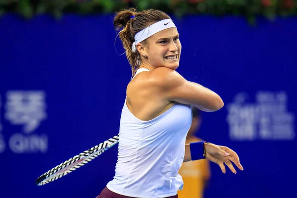 China 2019 Wta Zhuhai Elite Trophy Score Rank — стокове фото