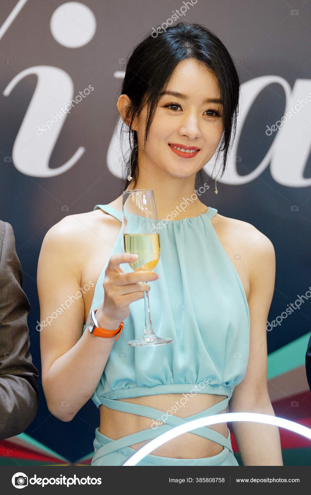 Chinese Actress Zhao Liying Also Known Zanilia Zhao Attends Unveilling Stock Editorial Photo C Chinaimages 385808758