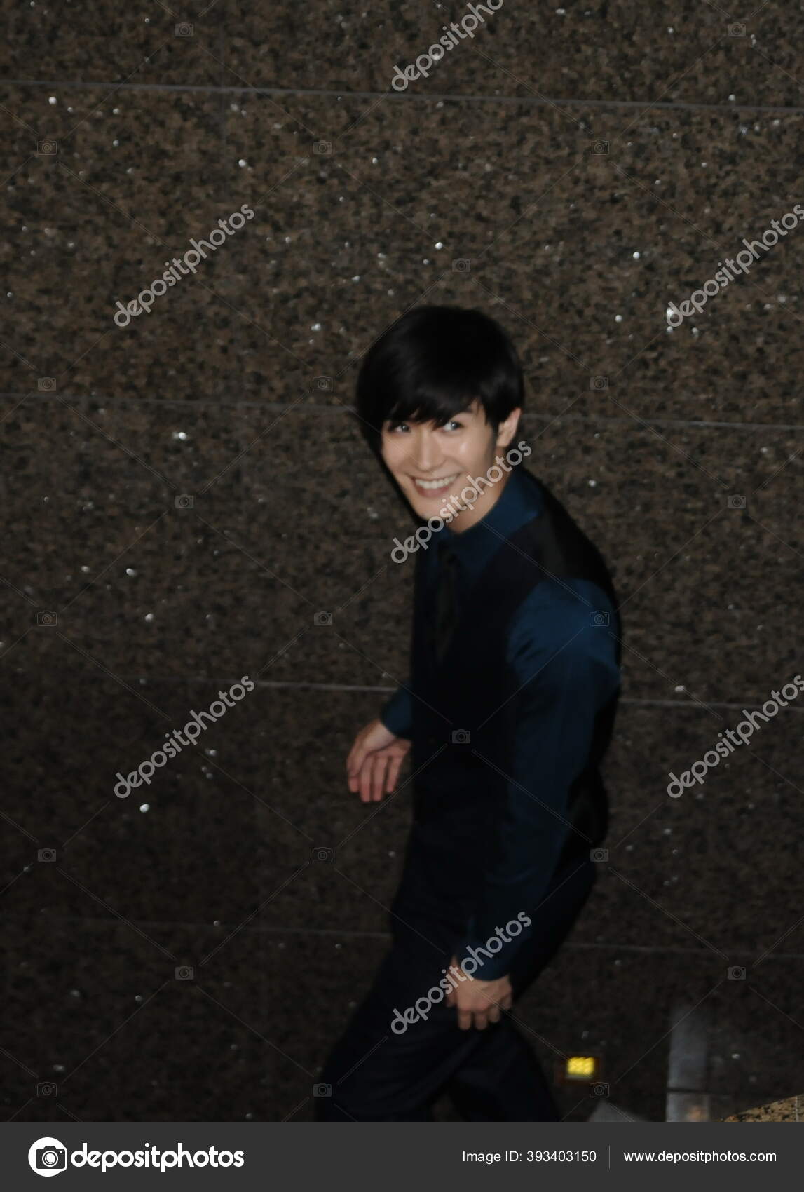 Japanese Actor Singer Haruma Miura Seen Hotel Shanghai China October 