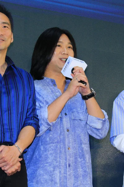 台湾乐队Mayday出席了2020年7月23日在台湾台北举行的春华电信新闻发布会 — 图库照片