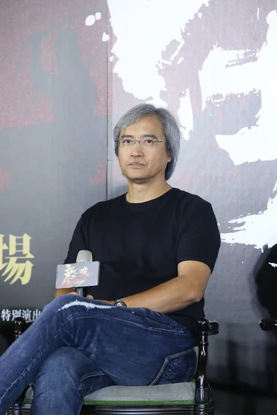 Hong Kong Filmregisseur Producent Scenarioschrijver Benny Chan Muk Sing Neemt — Stockfoto
