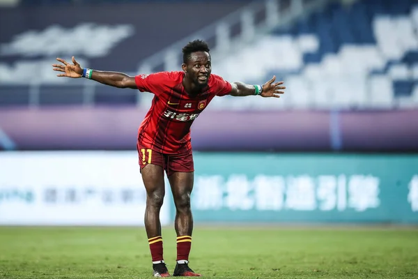Sierra Leona Jugador Fútbol Mohamed Buya Turay Hebei China Fortune — Foto de Stock