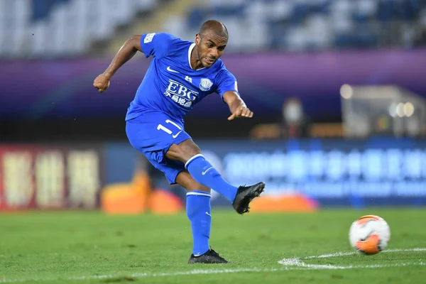 Giocatore Calcio Brasiliano Luiz Guilherme Conceicao Silva Muriqui Shijiazhuang Ever — Foto Stock