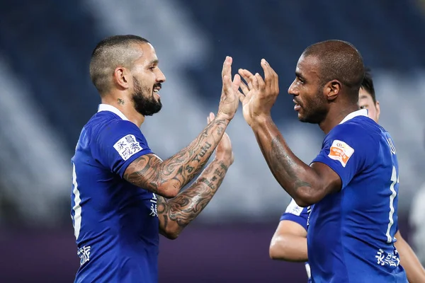 Der Brasilianische Fußballspieler Matheus Leite Nascimento Oder Matheus Von Shijiazhuang — Stockfoto