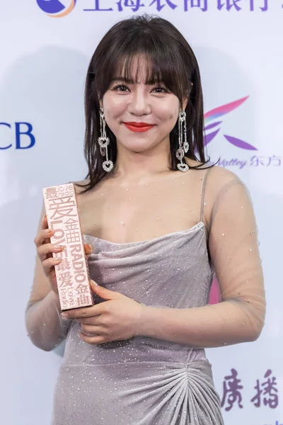 Chinese Singer Ding Dang Della Attends Love Radio Award Ceremony — Stock Photo, Image