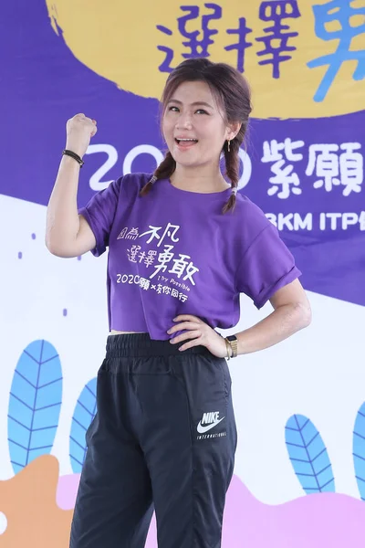 Die Taiwanesische Sängerin Fernsehmoderatorin Und Schauspielerin Selina Jen Chia Hsuan — Stockfoto