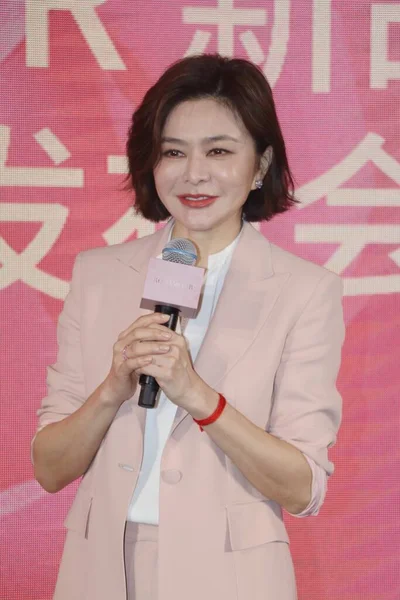 Die Ehemalige Hongkonger Schauspielerin Rosamund Kwan Chi Lam Besucht September — Stockfoto