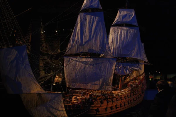 Vasa Hajó Ami Történt Vikingek — Stock Fotó