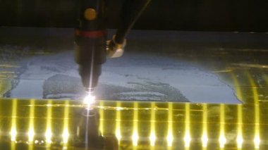 Lazer sinterleme makine metal için. 3D yazıcı yazdırma metal. Sanayi Devrimi.