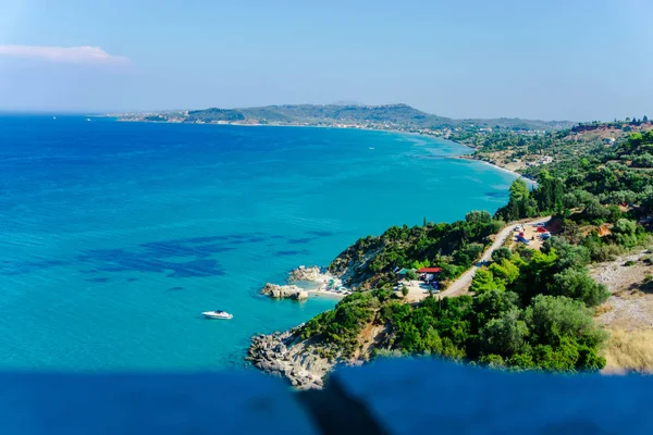 Fascinante Vista Naturaleza Con Laguna Azul —  Fotos de Stock