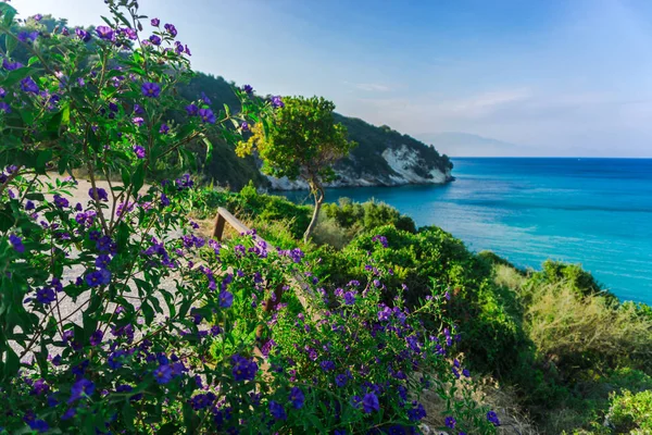 Fascinerende Weergave Van Natuur Met Blauwe Lagune — Stockfoto