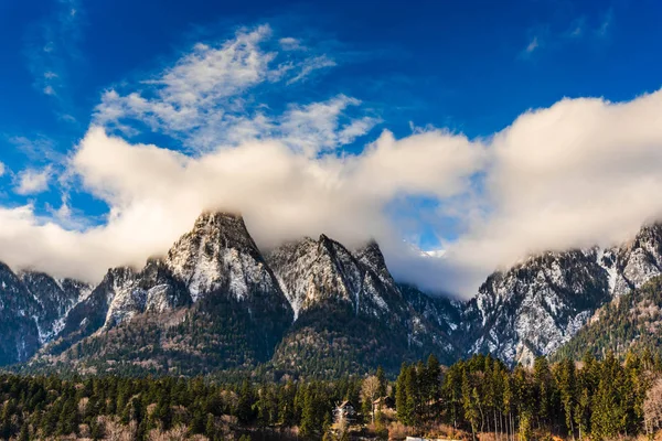 Prachtig Uitzicht Van Natuur Met Bewolkte Hemelachtergrond — Stockfoto