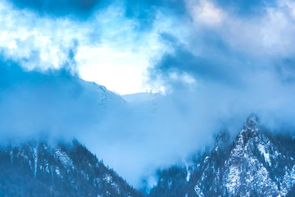 Incredibile Vista Sulla Natura Con Sfondo Cielo Nuvoloso — Foto Stock