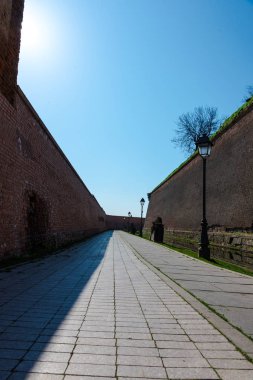 Eski kasabanın manzarası.