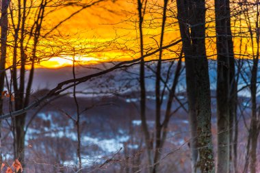 güzel gündoğumu doğa manzaralı 