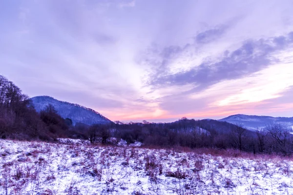 Vue Imprenable Sur Nature Avec Ciel Nuageux — Photo