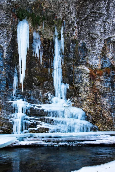 Enormes Ciclos Frios Fundo Natureza — Fotografia de Stock