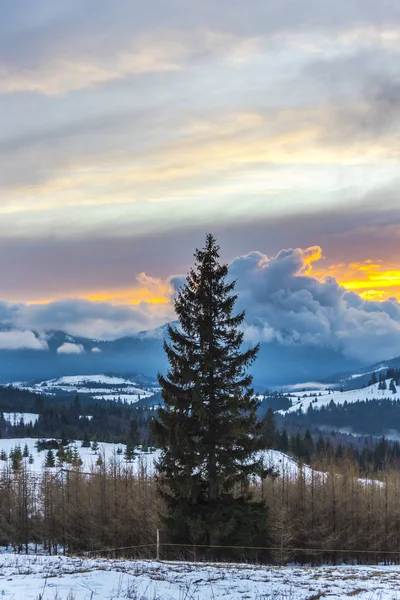 Atemberaubende Aussicht Auf Die Natur Mit Bewölktem Himmel Hintergrund — Stockfoto