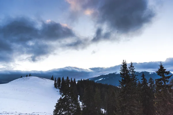 Increíble Vista Naturaleza Con Fondo Cielo Nublado — Foto de Stock