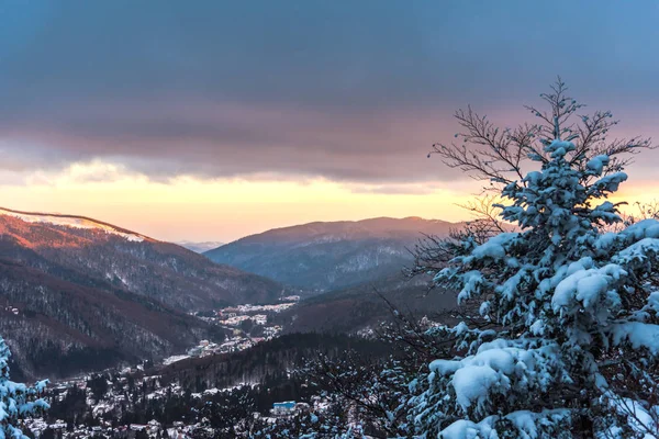 Vue Imprenable Sur Nature Avec Ciel Nuageux — Photo