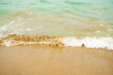 deniz suyu ve kumlu plaj 