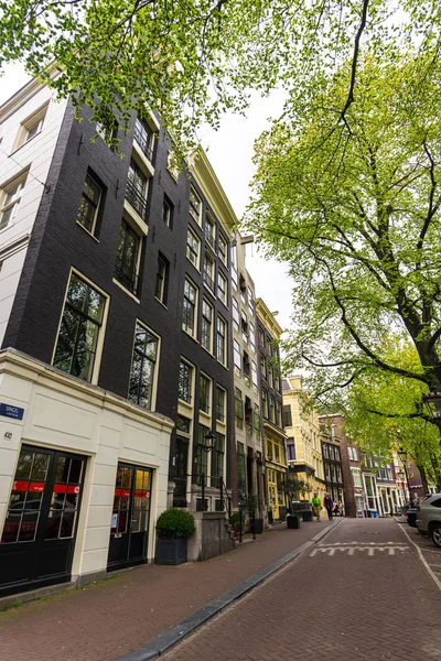 Hollanda Güzel Amsterdam Caddesi Avrupa — Stok fotoğraf