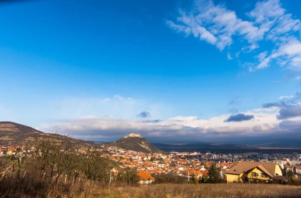 Hunedoara Městský Výhled Rumunsko — Stock fotografie