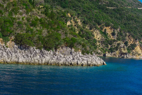 Affascinante Natura Vista Montagna Con Verde Tunnel — Foto Stock