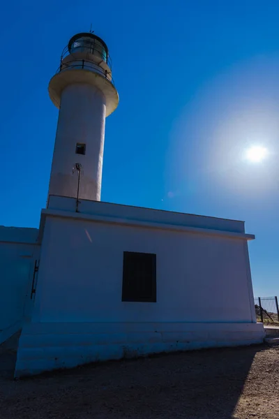 Building Lighthouse Blue Sky Background — Stock Photo, Image