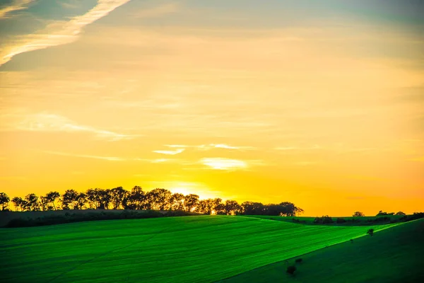 Increíble Vista Naturaleza Con Fondo Cielo Nublado — Foto de Stock