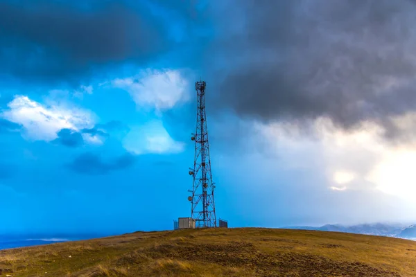 Úžasný Pohled Přírody Zamračená Obloha Pozadí — Stock fotografie