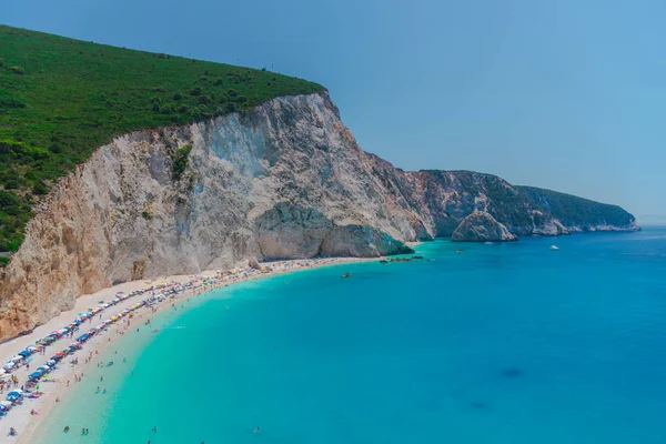 Faszinierende Natur Felsblick Mit Blauer Lagune — Stockfoto