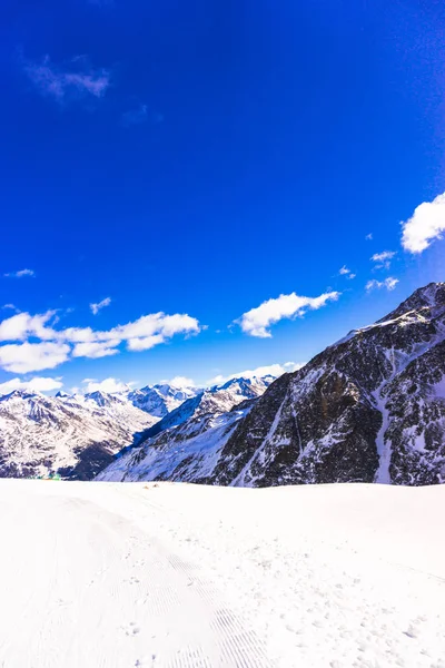 Vue Imprenable Sur Nature Avec Ciel Nuageux — Photo