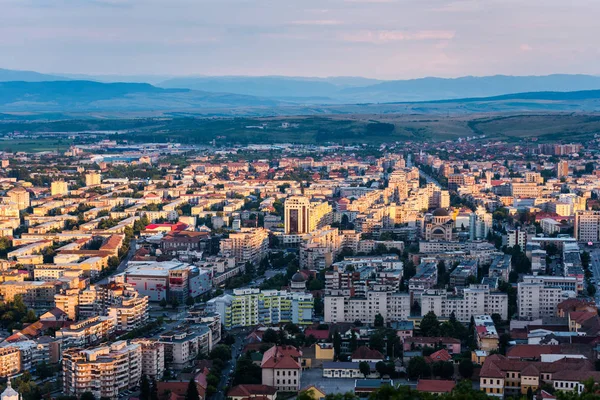 Városkép Légifotó Képe — Stock Fotó