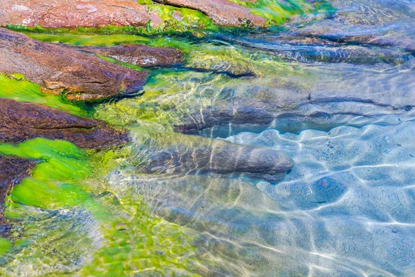 Vue Imprenable Sur Nature Avec Lagune Bleue — Photo