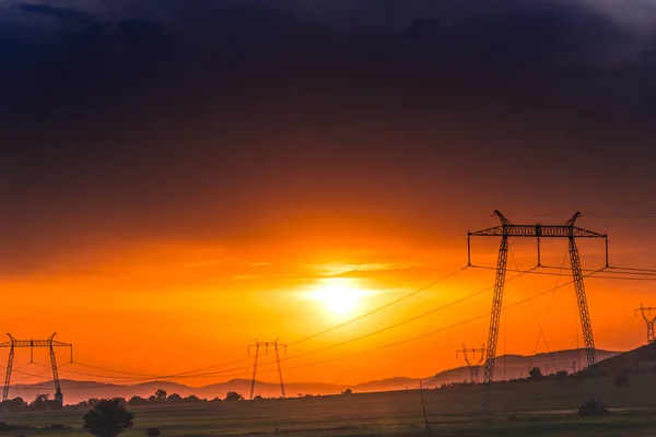 Increíble Vista Naturaleza Con Fondo Cielo Nublado — Foto de Stock