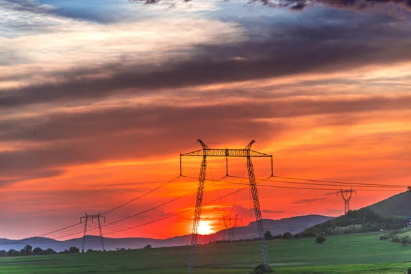 Increíble Vista Naturaleza Con Fondo Cielo Nublado — Foto de Stock