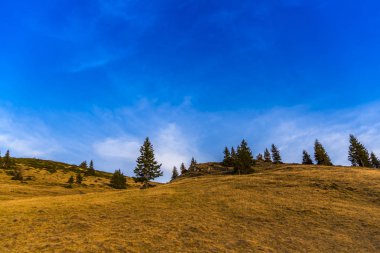 Bulutlu gökyüzü arka plan şaşırtıcı doğa manzaralı