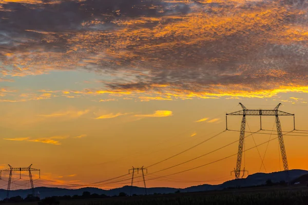 Increíble Vista Naturaleza Con Fondo Cielo Nublado — Foto de Stock