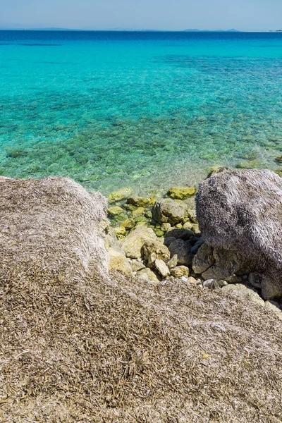 Affascinante Vista Sulla Natura Con Laguna Blu — Foto Stock