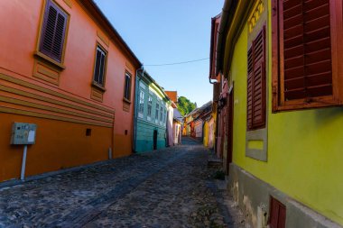 Sighisoara, Romanya. Transilvanya,Romanya'da inanılmaz eski şehir 