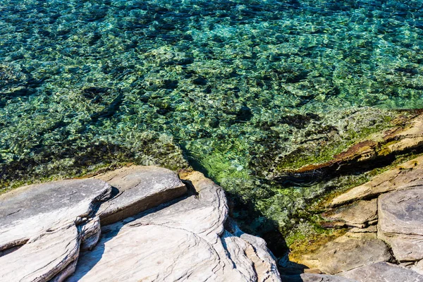 Fascinante Vista Natural Mar Con Enormes Rocas — Foto de Stock