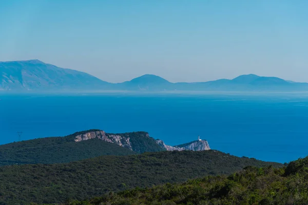 Pintoresca Vista Panorámica Bahía Rodeada Montañas — Foto de Stock