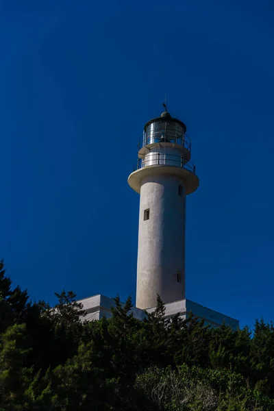 Building Lighthouse Blue Sky Background — Stock Photo, Image