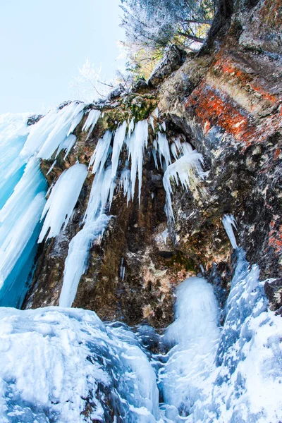 Enormes Ciclos Frios Fundo Natureza — Fotografia de Stock