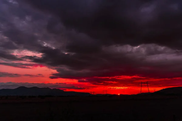 Increíble Vista Naturaleza Con Fondo Cielo Nublado —  Fotos de Stock